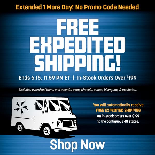 Free Expedited Shipping
