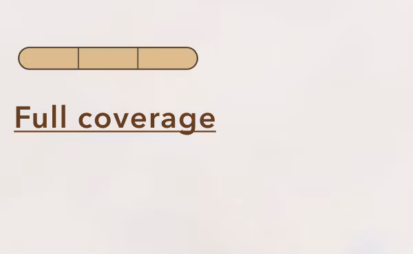 Full coverage