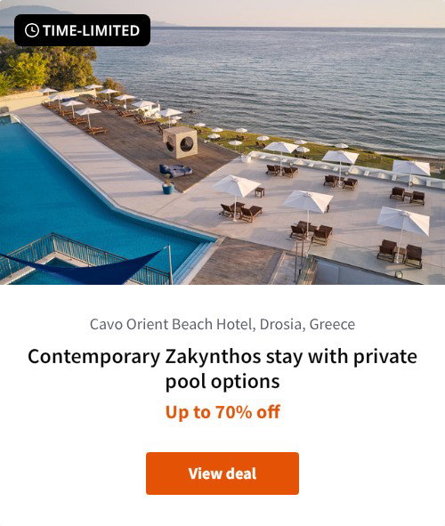 Contemporary Zakynthos stay with private pool options
