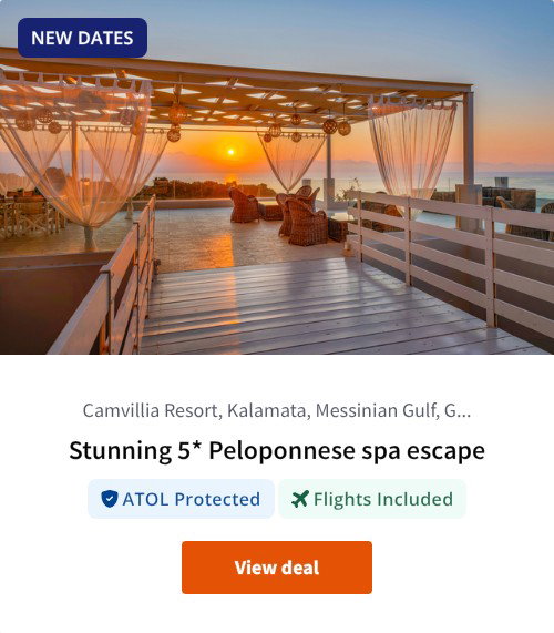 Stunning 5* Peloponnese spa escape