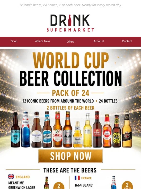 The Ultimate World Cup Beer Pack Is Here ⚽