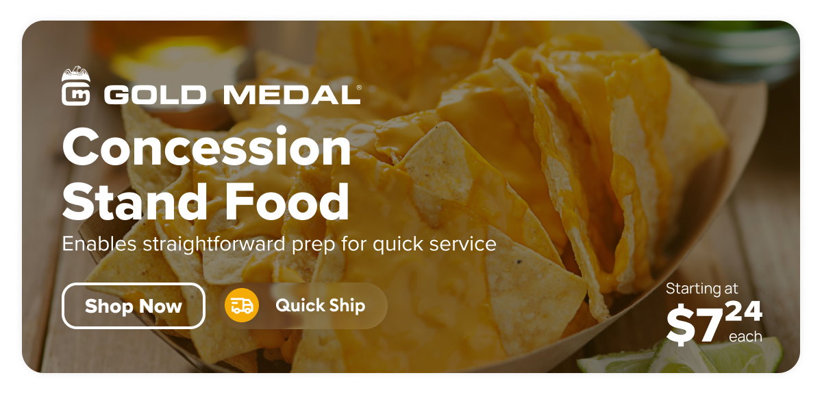 Gold Medal Quick Ship Concession Stand Food