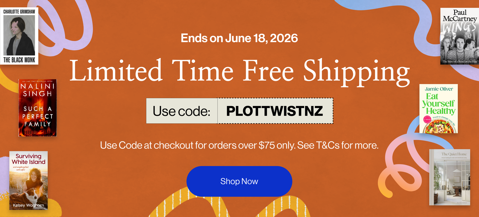 Free Shipping Code: PLOTTWISTNZ