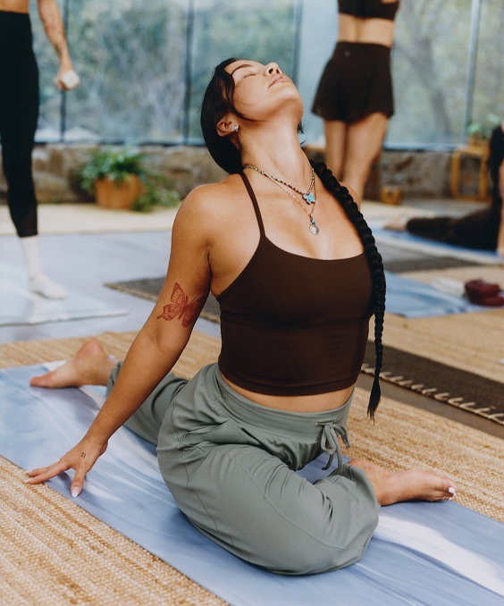 Flow Y Tank Top
Light Support, B/C Cup