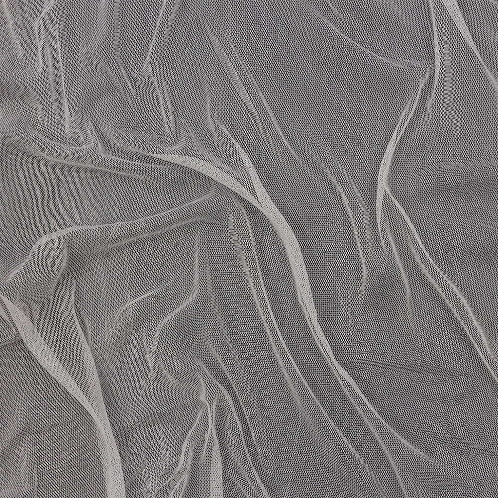 Image of Silk Tulle - White
