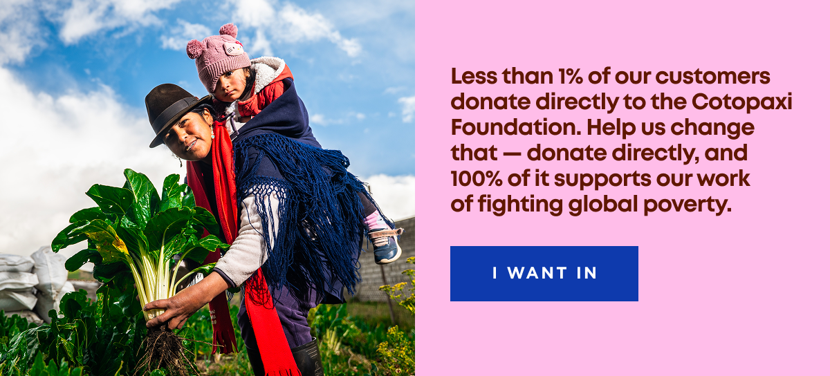 Join Cotopaxi Foundation