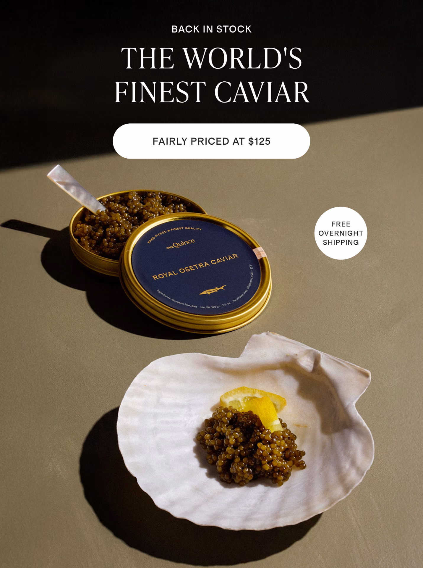 THE WORLD’S FINEST CAVIAR