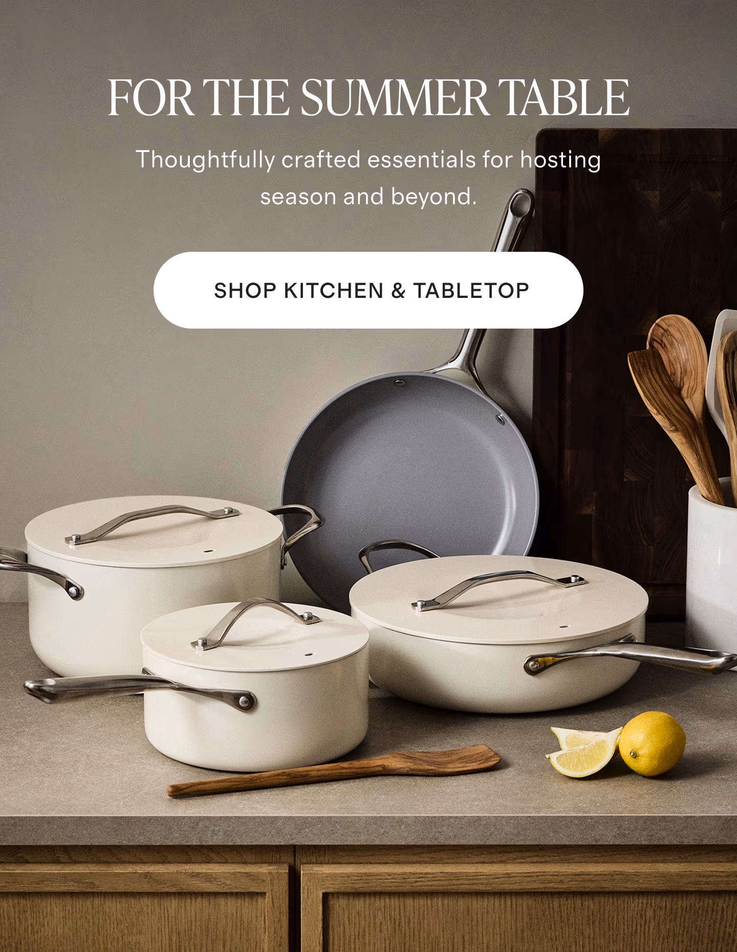 FOR THE SUMMER TABLE