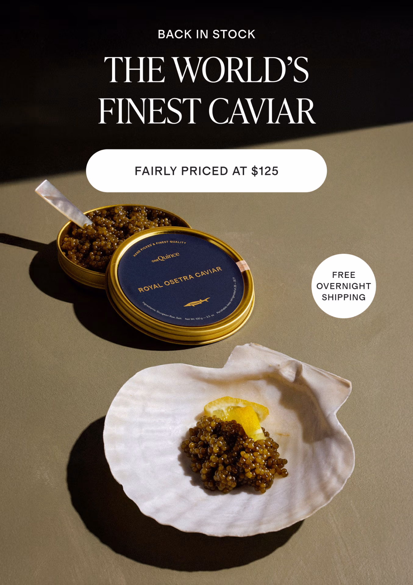 THE WORLD’S FINEST CAVIAR
