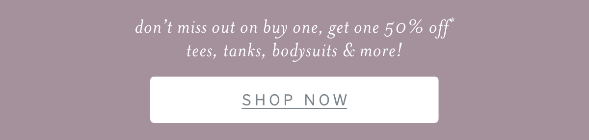 Shop the BOGO 50% Off Sale