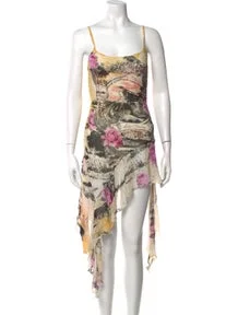 Graphic Print Mini Dress