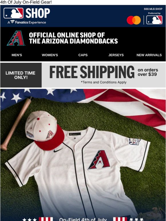 JUST LAUNCHED: 2026 Diamondbacks Stars and Stripes Collection