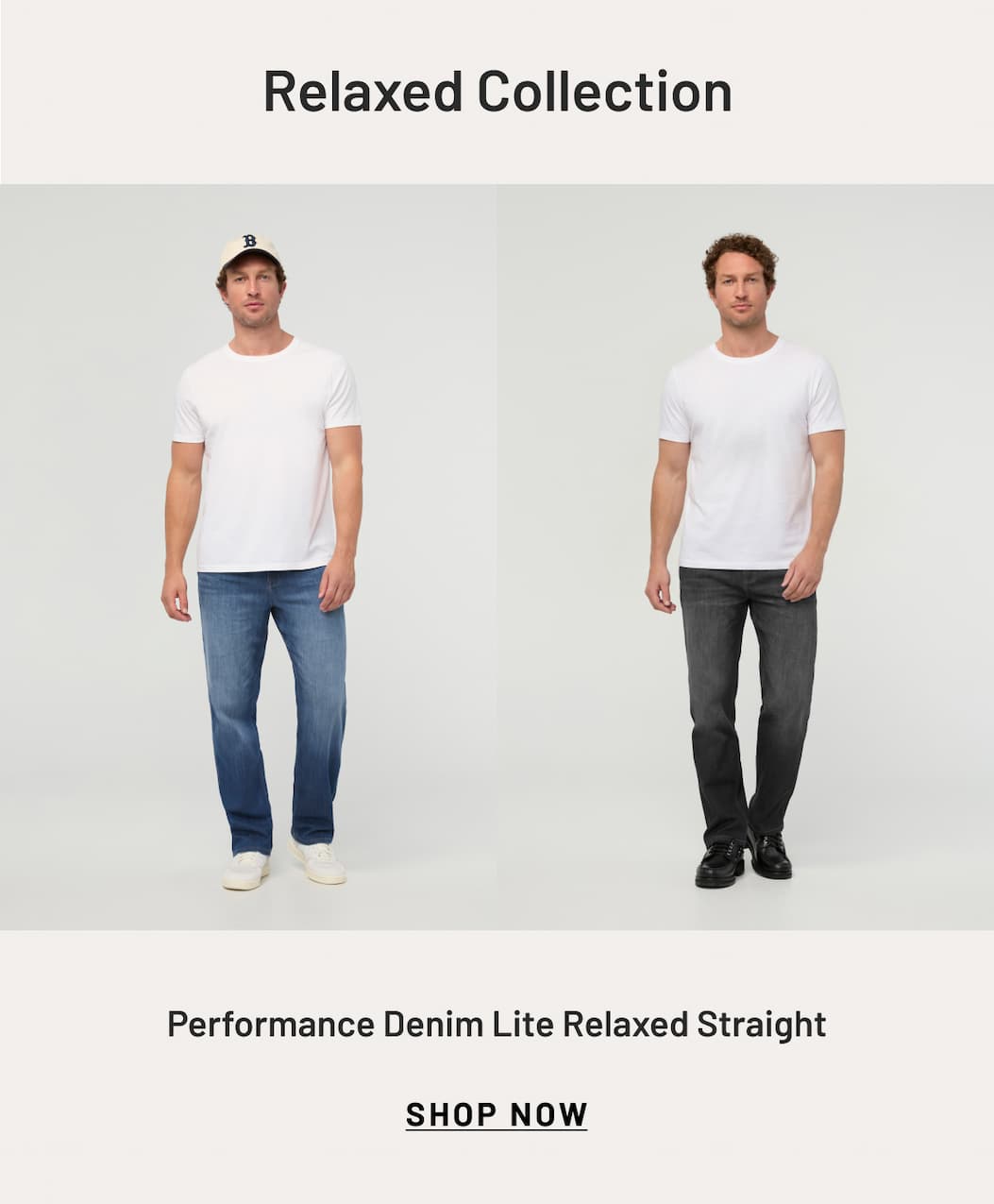 Performance Denim Lite Relaxed Straight