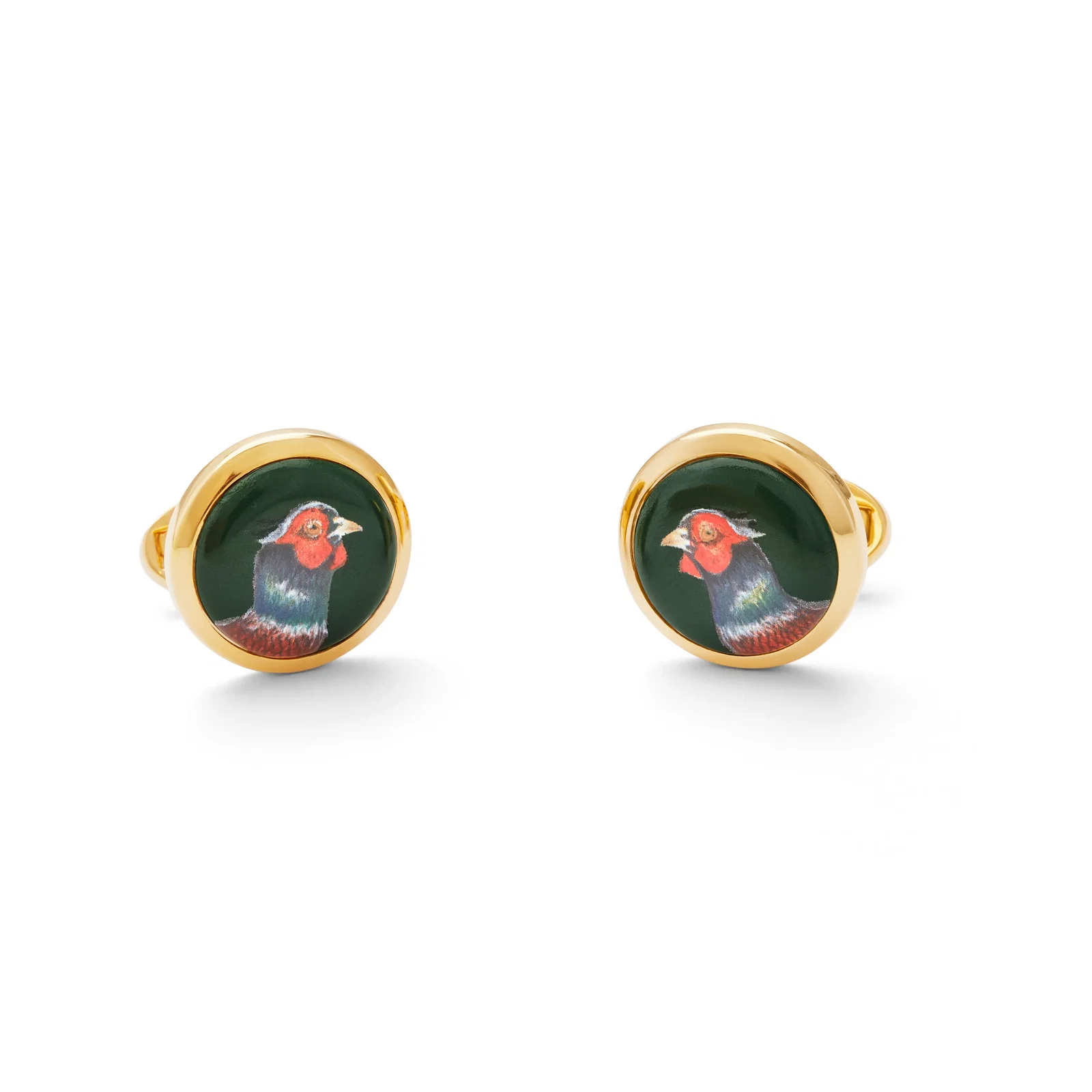 Image of Woodland Wildlife Pheasant Cufflinks