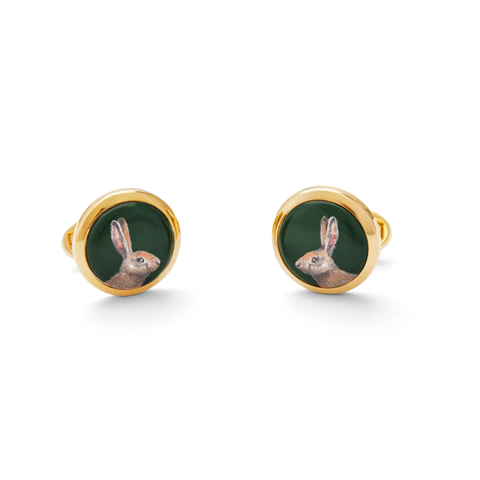 Image of Woodland Wildlife Hare Cufflinks