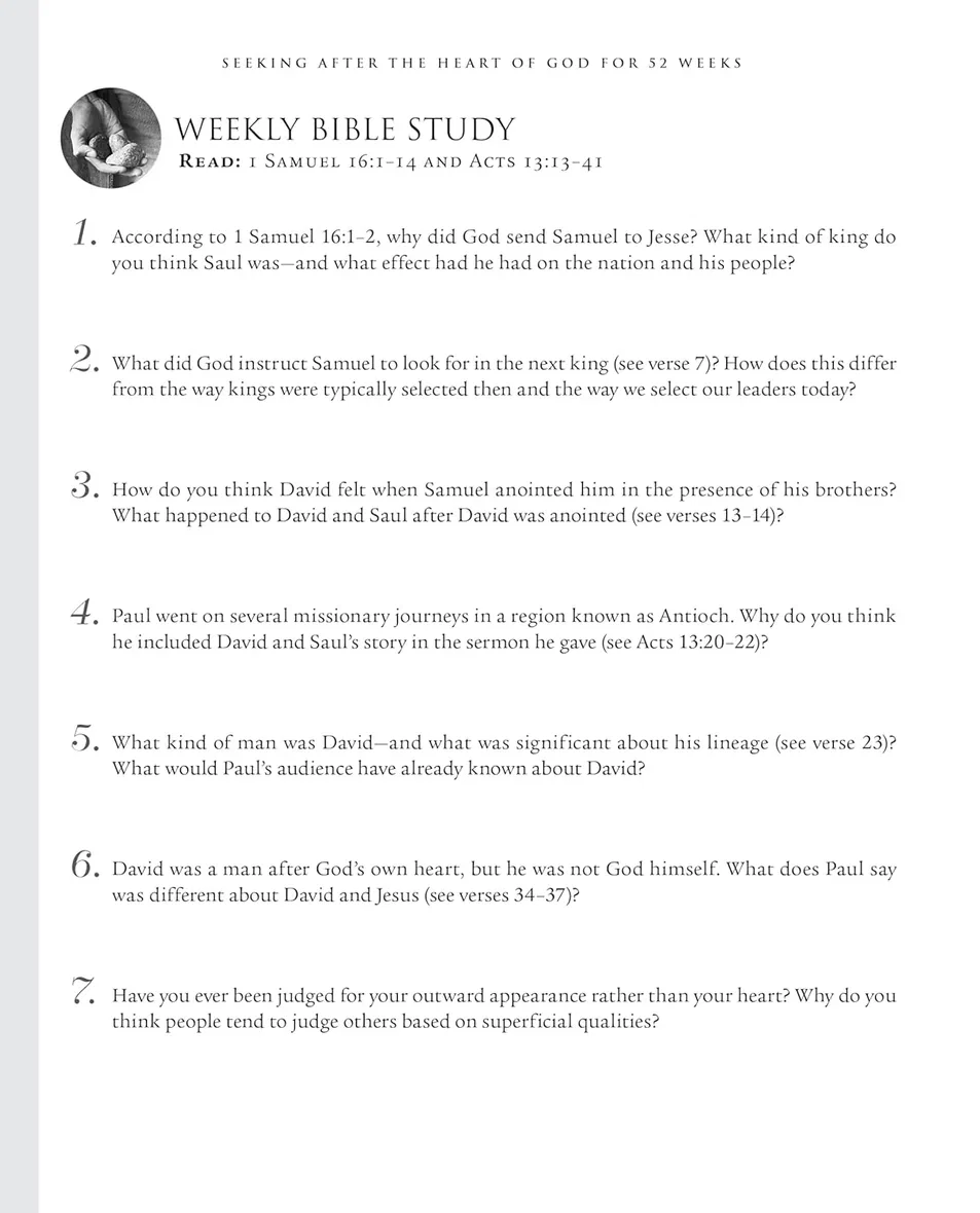 Seeking After the Heart of God for 52 Weeks
