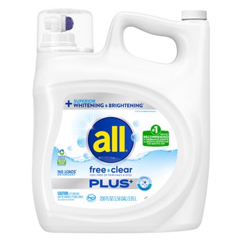 All Free & Clear Plus Laundry Detergent Liquid