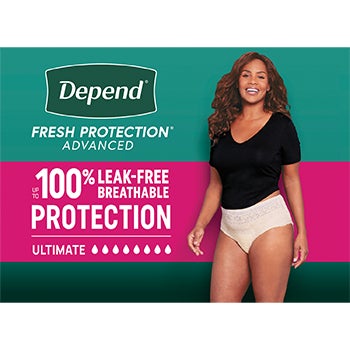 Depend Fresh Protection™
Advanced