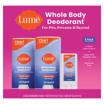 Lumē Whole Body Soft Powder Deodorant Set