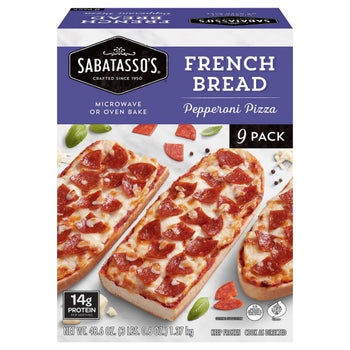 Sabatasso's French Bread Pepperoni Pizza