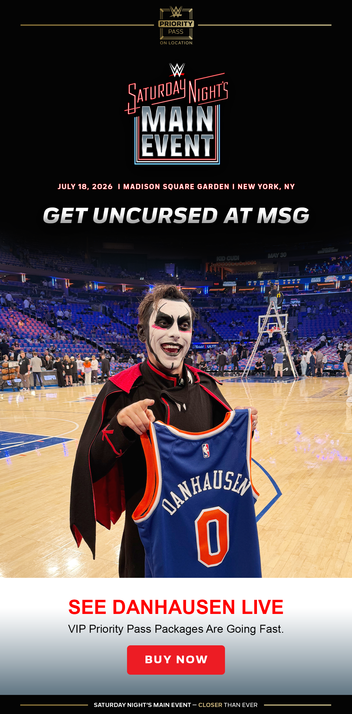 On Location SNME at MSG 