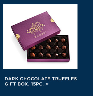 Dark Chocolate Truffles Gift Box, 15pc.
