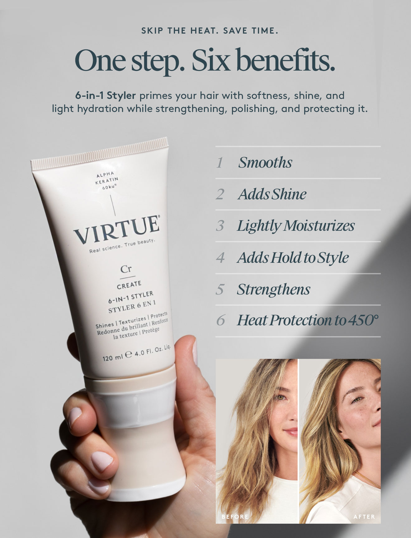One step. Six benefits.