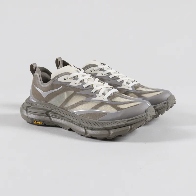HOKA Mafate Speed 4 Lite Shoes Light Roast Oat Milk