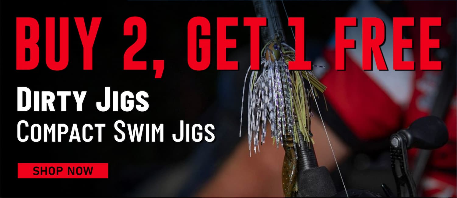 Buy 2, Get 1 Free Dirty Jigs Compact Swim Jigs Shop Now