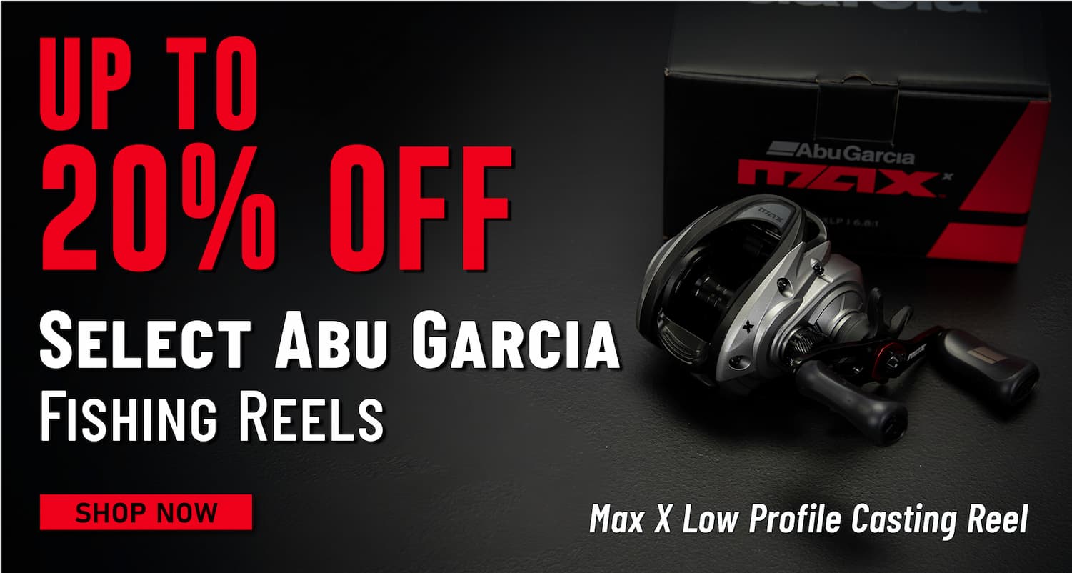 Up to 20% Off Select Abu Garcia Fishing Reels Max X Low Profile Casting Reel Shop Now