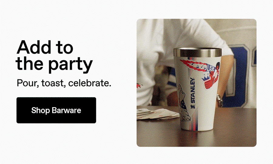 Add to the party. Pour, toast, celebrate. Shop Barware