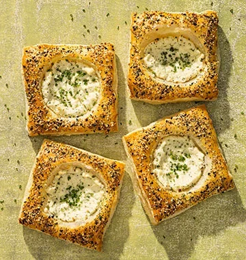 Small-Batch Everything Bagel Danish
