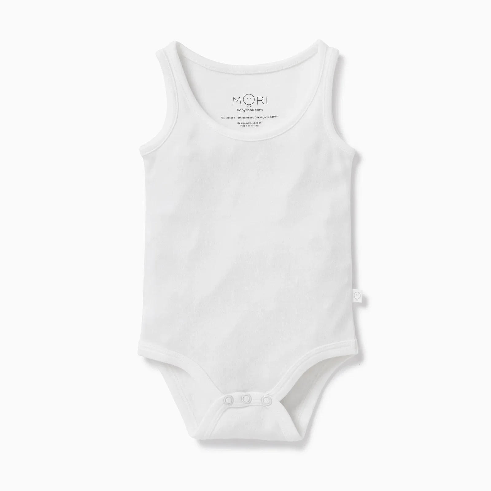 Image of Sleeveless Bodysuit - White