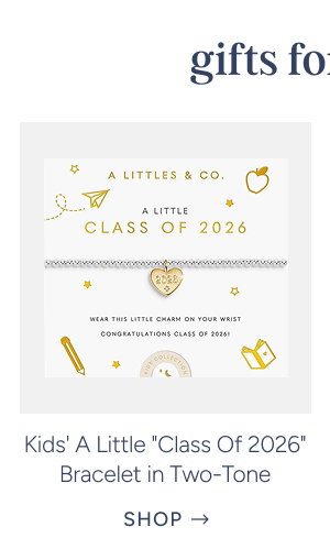 Kids' A Little "Class Of 2026" Bracelet in Two-Tone