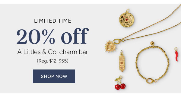 Limited Time 20% Off A Littles & Co. Charm Bar (reg. $12-$55)