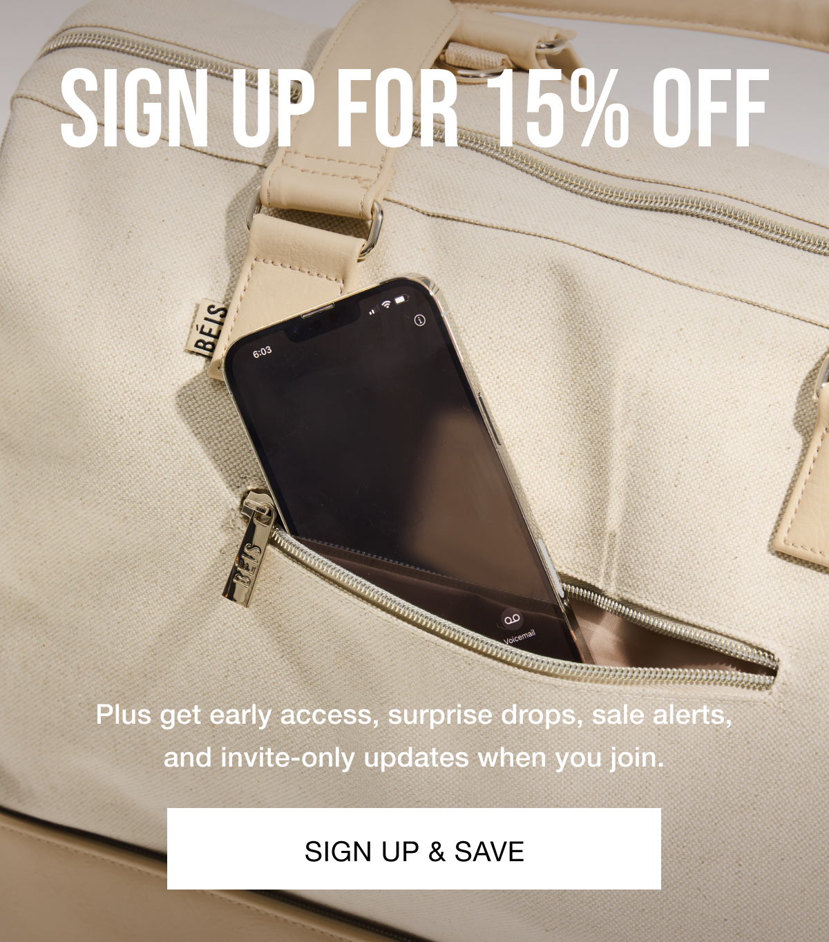 Sign Up For 15% Off