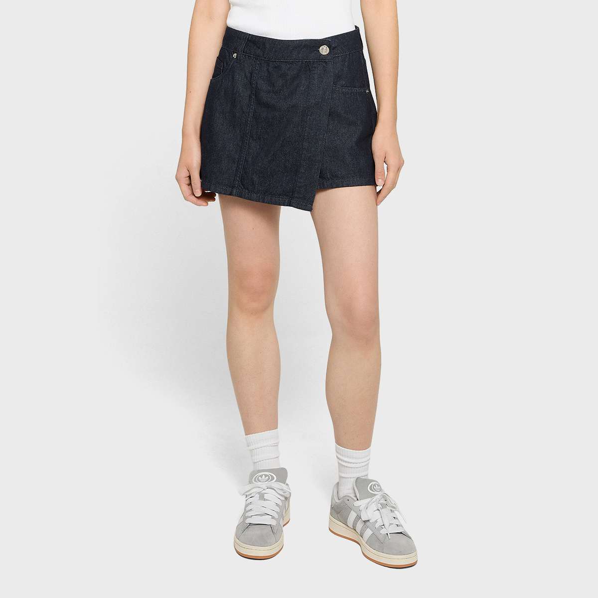 Ladies Light Denim Skort