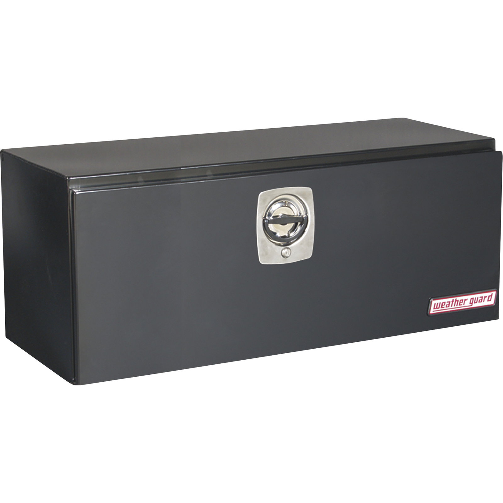 Weather Guard Underbody Truck Tool Box, Steel, Gloss Black, 48.13in.L x 18.25in.W x 18.13in.H, Model# 548-5-02