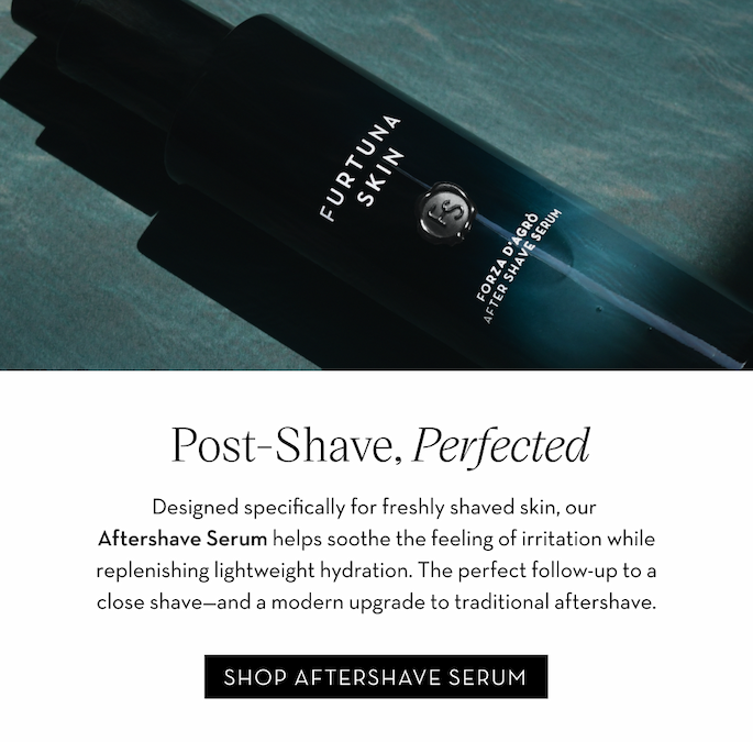 Post-Shave, Perfected. Shop Our Aftershave Serum.