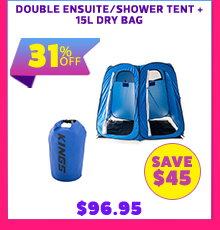 Double Ensuite/Shower Tent + 15L Dry Bag