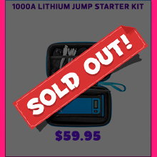 1000A Lithium Jump Starter Kit - Sold Out