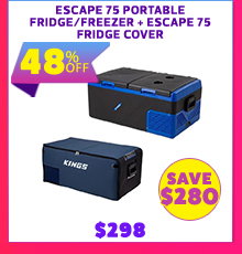 Escape 75 Portable Fridge/Freezer + Escape 75 Fridge Cover