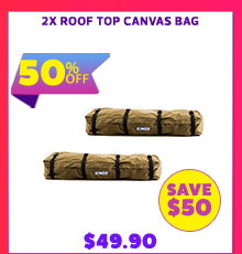 2x Roof Top Canvas Bag