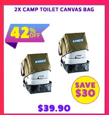 2x Camp Toilet Canvas Bag