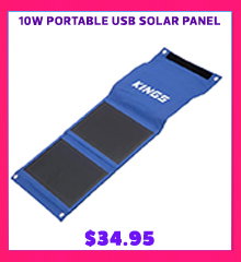 10W Portable USB Solar Panel