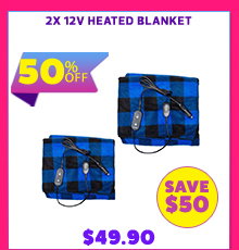 2x 12V Heated Blanket