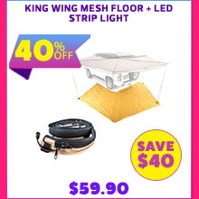 King Wing Mesh Floor + LED Strip Light