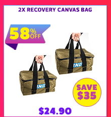 2x Recovery Canvas Bag