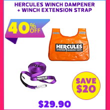 Hercules Winch Dampener + Winch Extension Strap