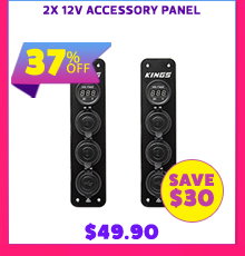 2x 12V Accessory Panel